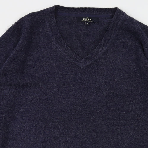 easy  Mens Blue   Pullover Sweatshirt Size S