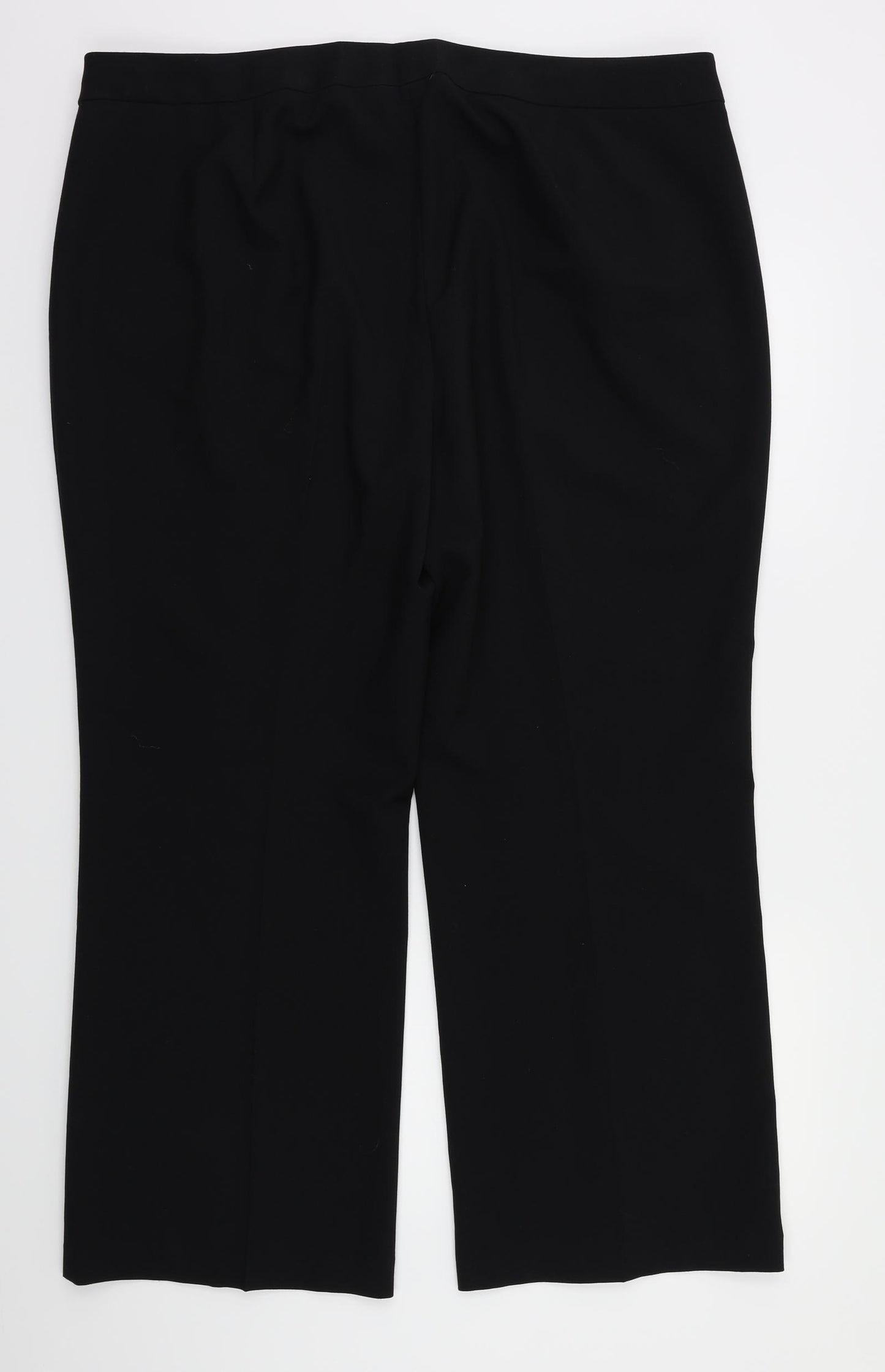 m&s Womens Black   Trousers  Size 20 L26 in
