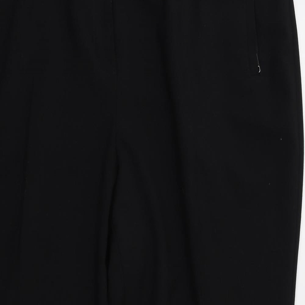 m&s Womens Black   Trousers  Size 20 L26 in