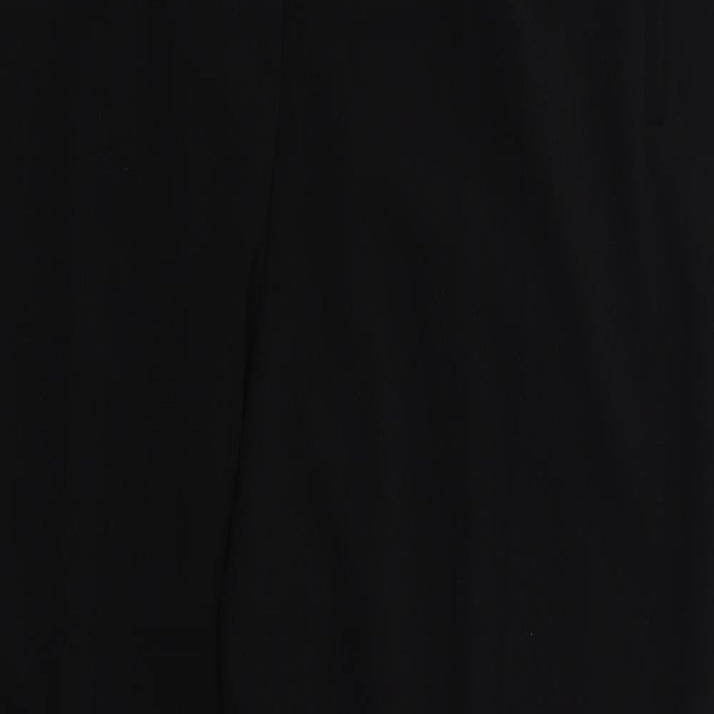 m&s Womens Black   Trousers  Size 18 L27 in