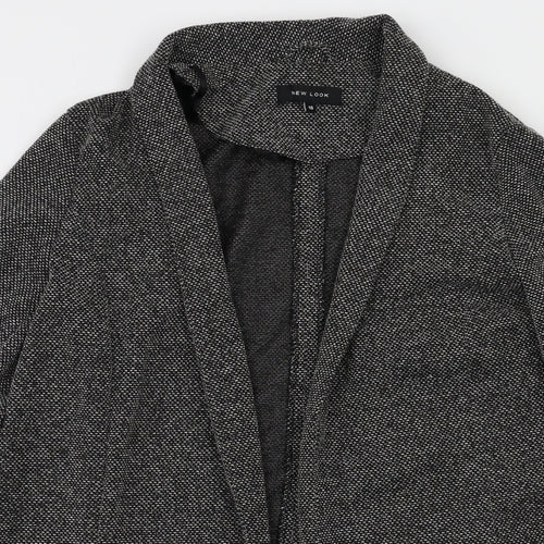 New Look Womens Grey   Jacket Suit Jacket Size 10