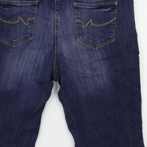 TU Womens Blue   Capri Jeans Size 16 L20 in