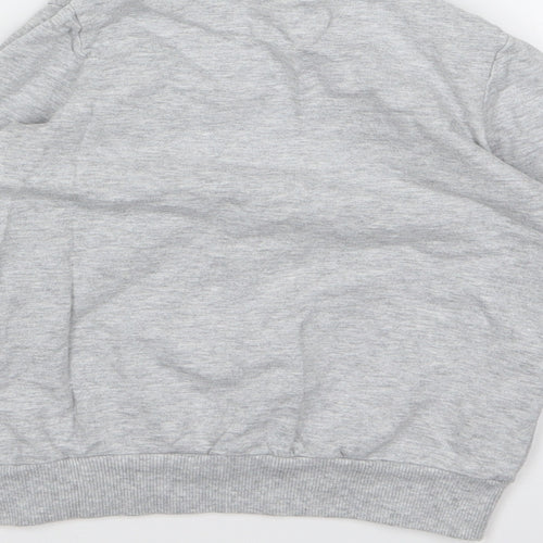 NEXT Girls Grey  Jersey Pullover Sweatshirt Size 5 Years