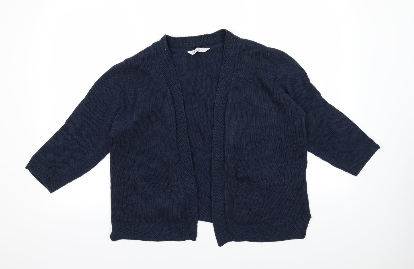 BHS Womens Blue  Knit Cardigan Jumper Size 14
