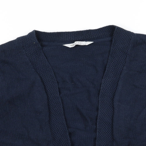 BHS Womens Blue  Knit Cardigan Jumper Size 14