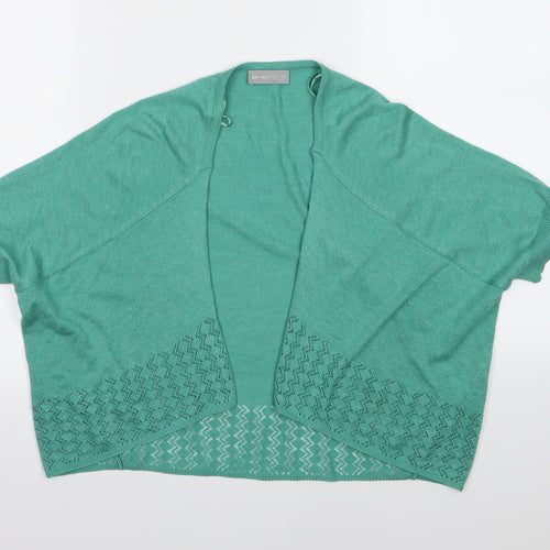 Per Una Womens Green  Knit Cardigan Jumper Size M