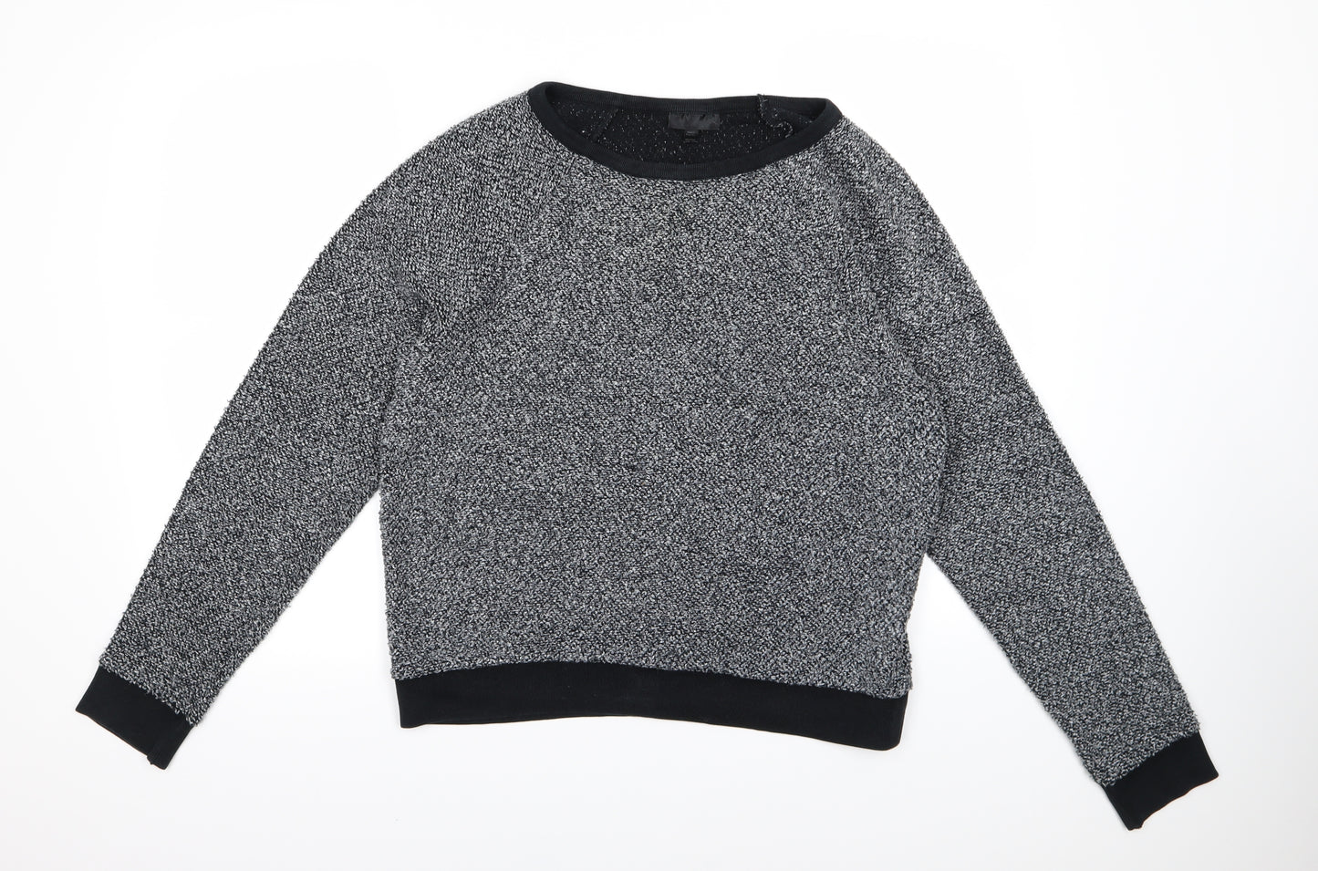 Topshop Womens Grey  Knit Pullover Jumper Size 10
