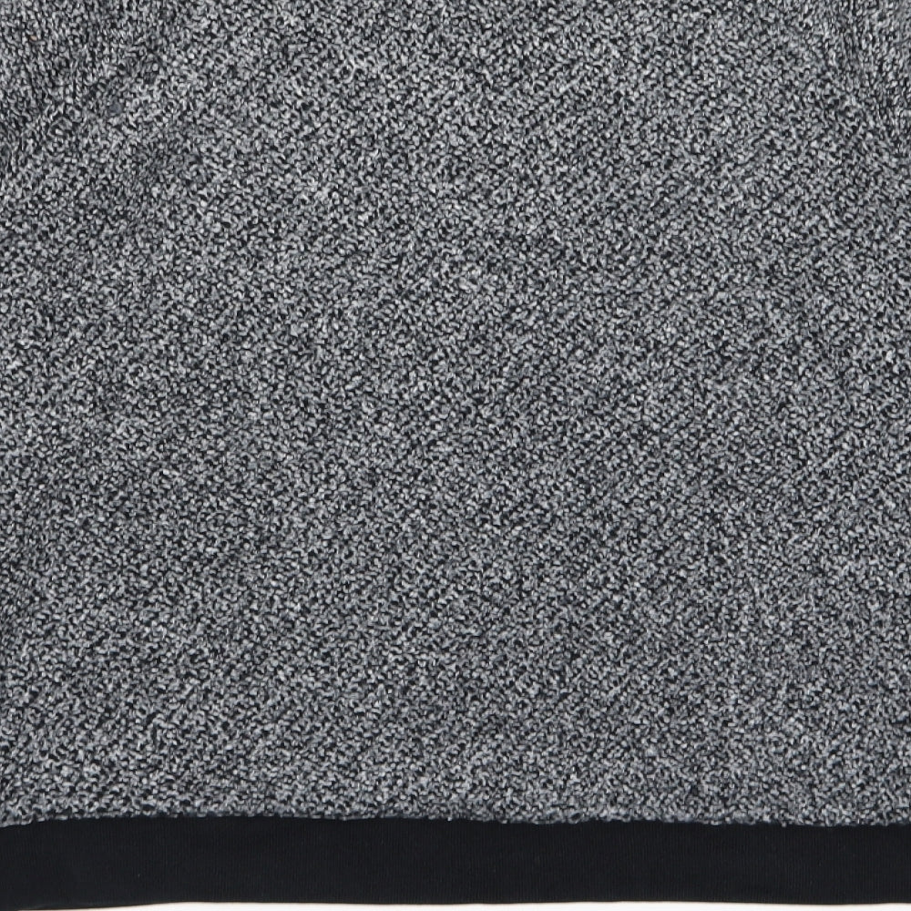 Topshop Womens Grey  Knit Pullover Jumper Size 10