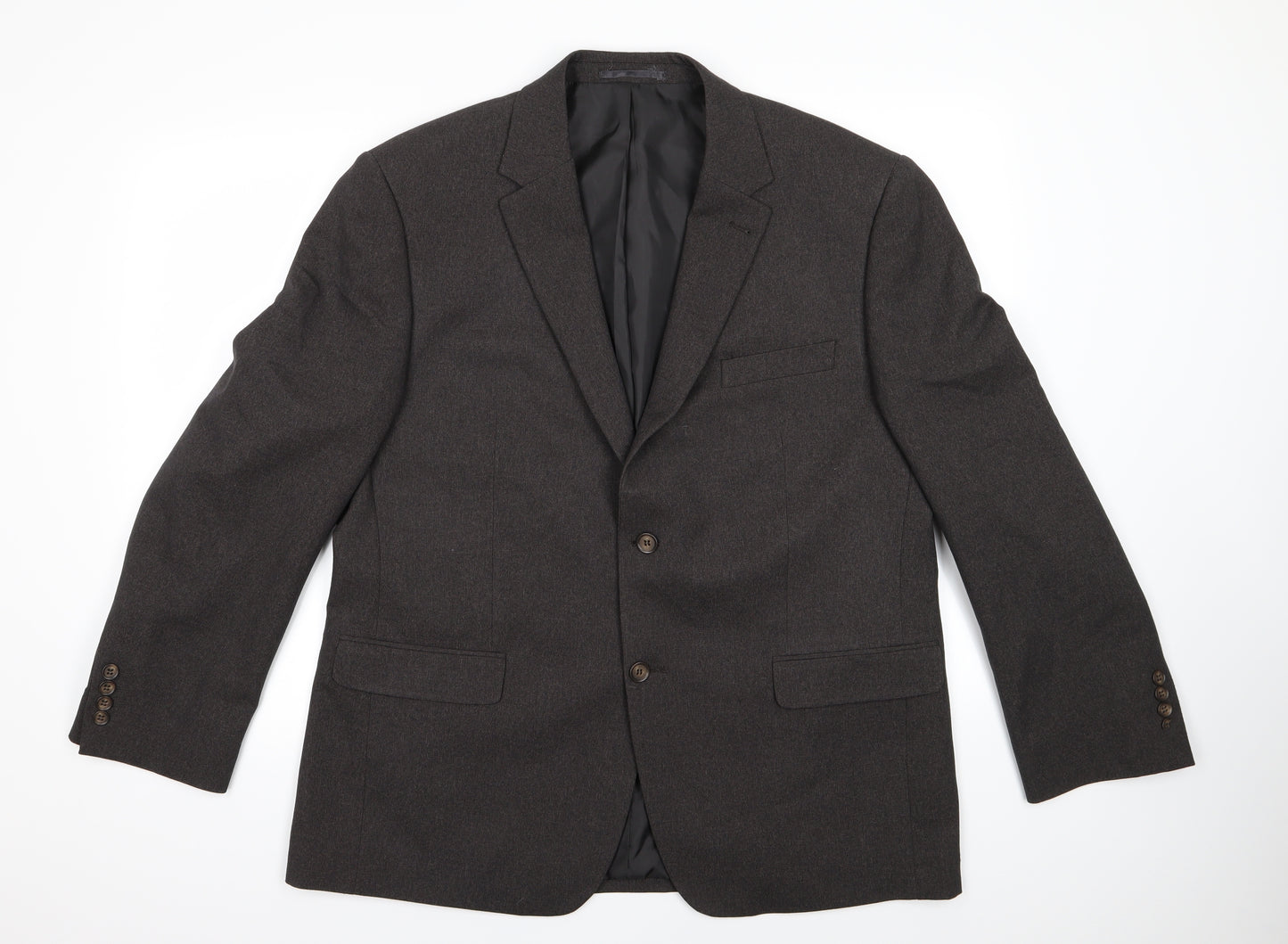 Greenwoods Mens Grey  Rayon Jacket Suit Jacket Size 44