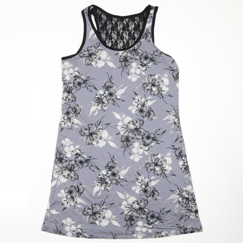 George Womens Grey Floral    Size 12