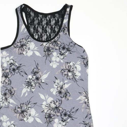 George Womens Grey Floral    Size 12