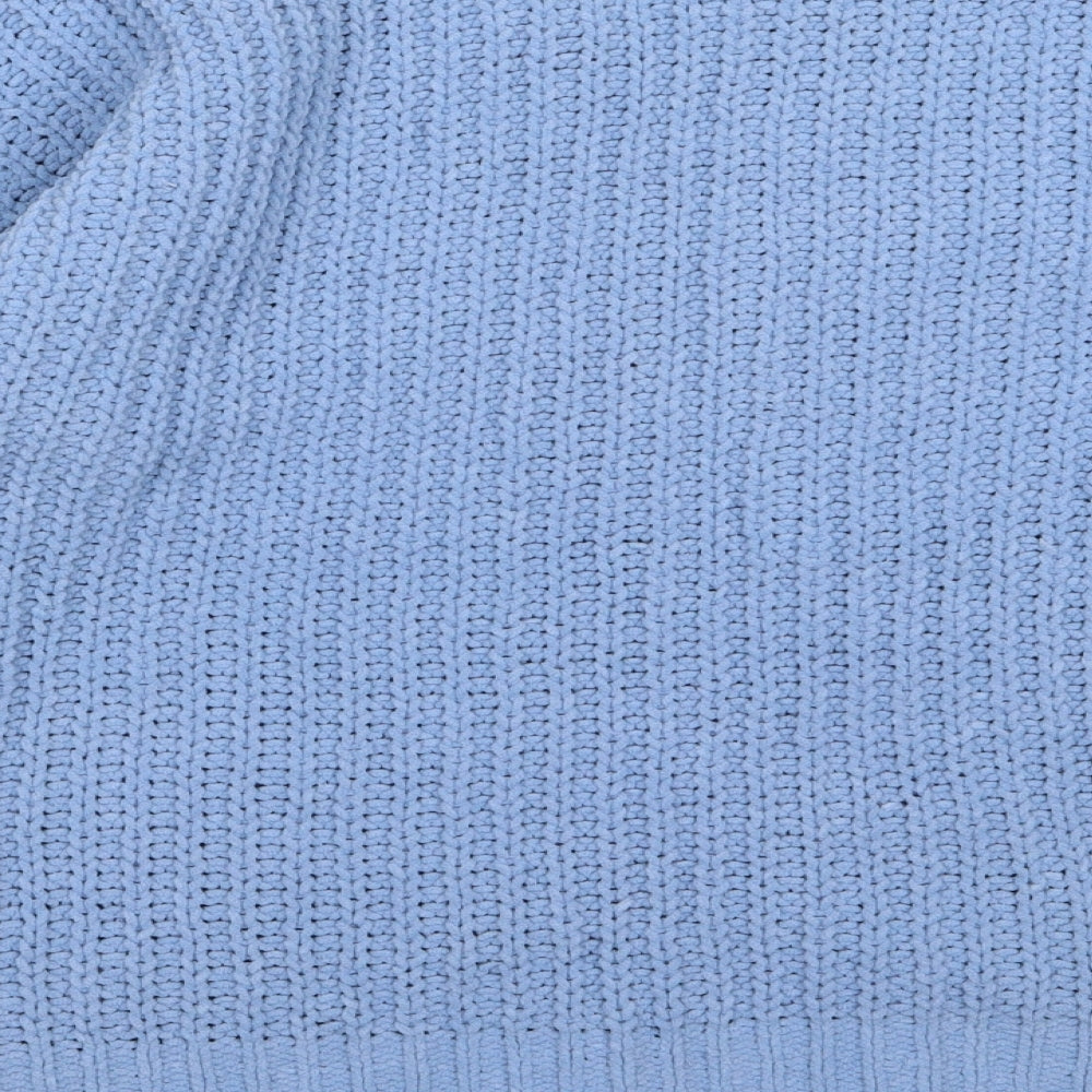 F&F Womens Blue  Knit Pullover Jumper Size 10