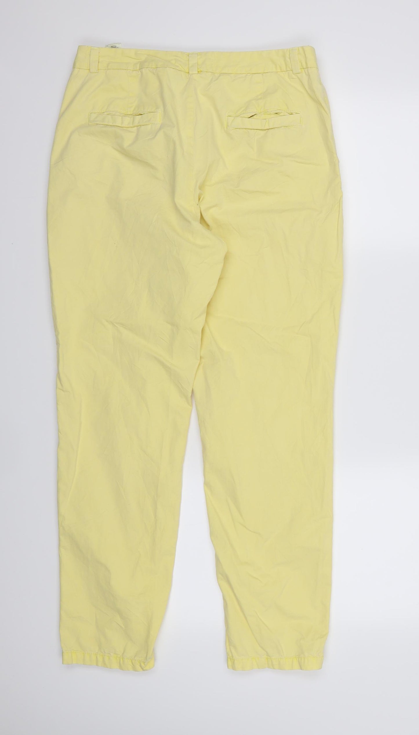 Marks and Spencer Womens Yellow   Trousers  Size 12 L26 in