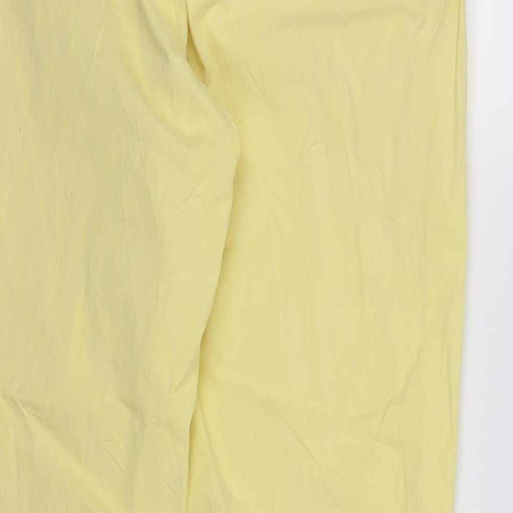 Marks and Spencer Womens Yellow   Trousers  Size 12 L26 in