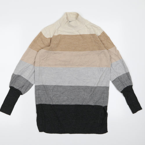 Garfield & Marks Womens Multicoloured Striped Knit Pullover Jumper Size S