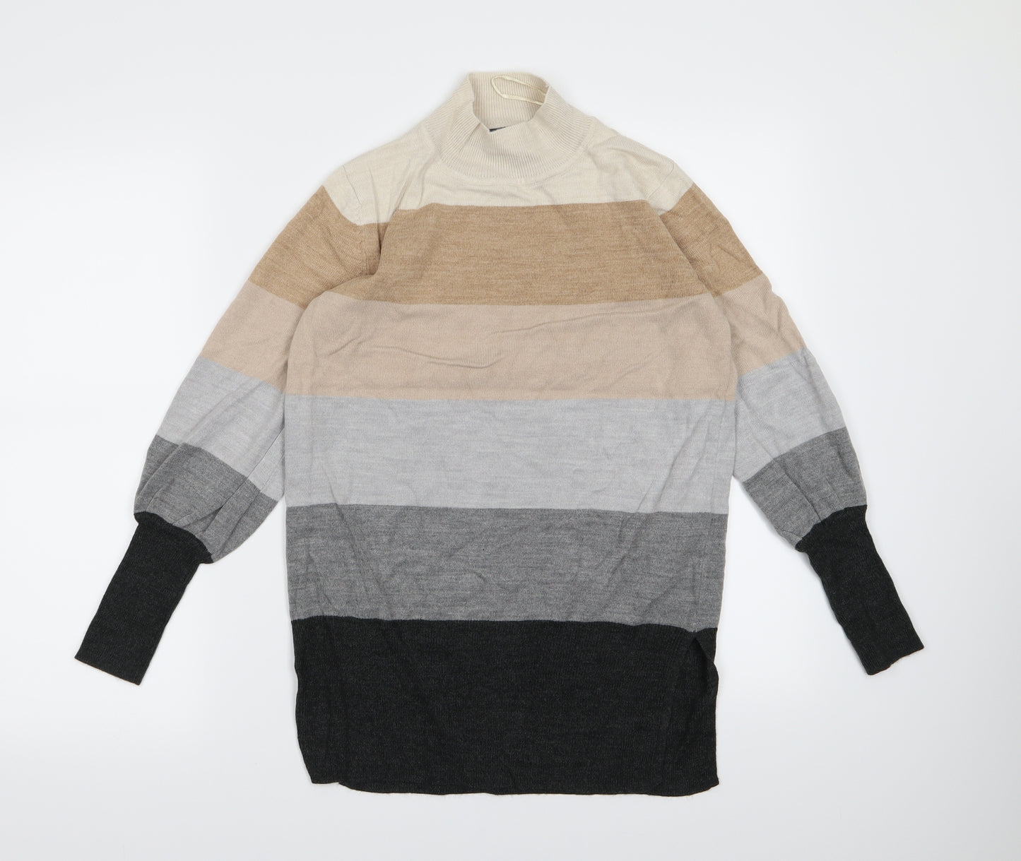 Garfield & Marks Womens Multicoloured Striped Knit Pullover Jumper Size S