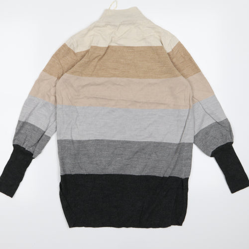 Garfield & Marks Womens Multicoloured Striped Knit Pullover Jumper Size S
