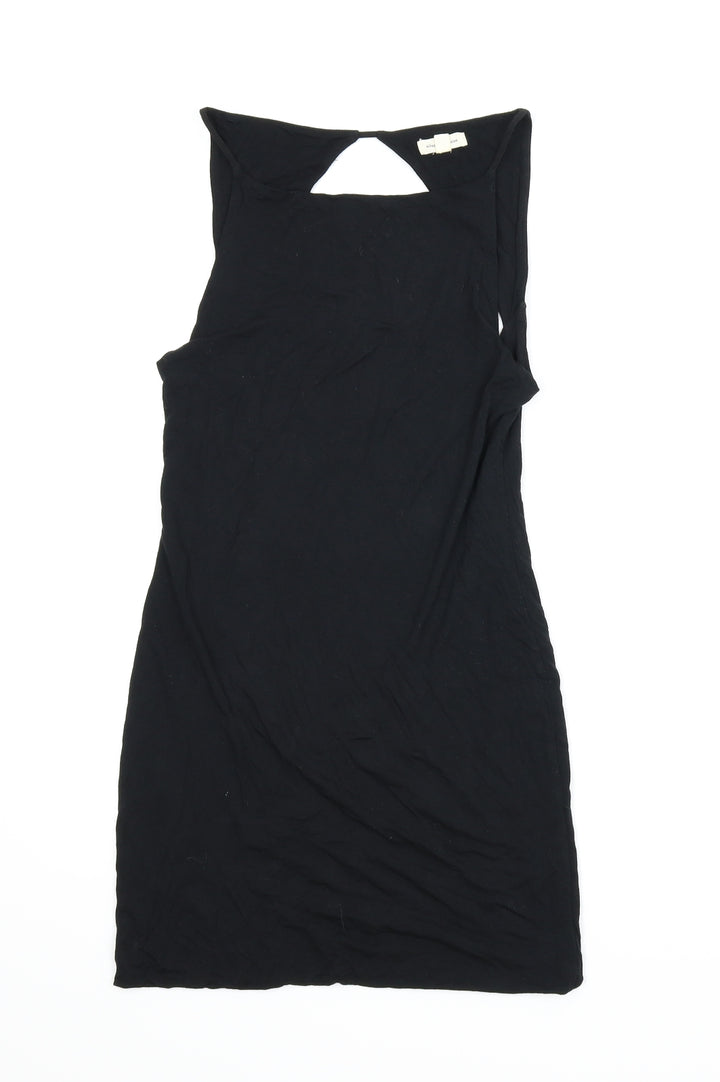 Silence + Noise Womens Black Bodycon Size M