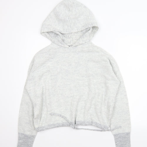 Atmosphere Womens Grey   Pullover Hoodie Size S