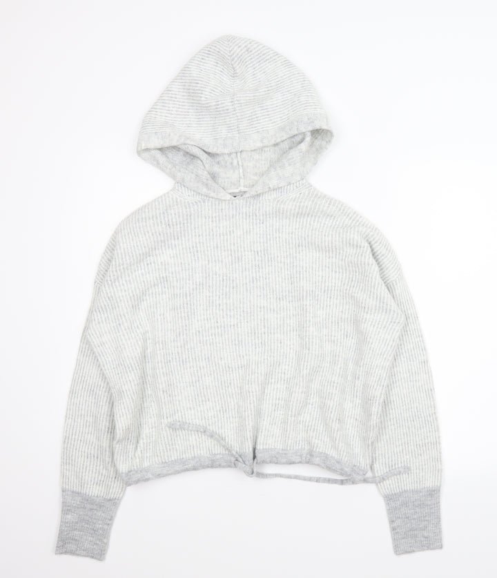 Atmosphere Womens Grey   Pullover Hoodie Size S