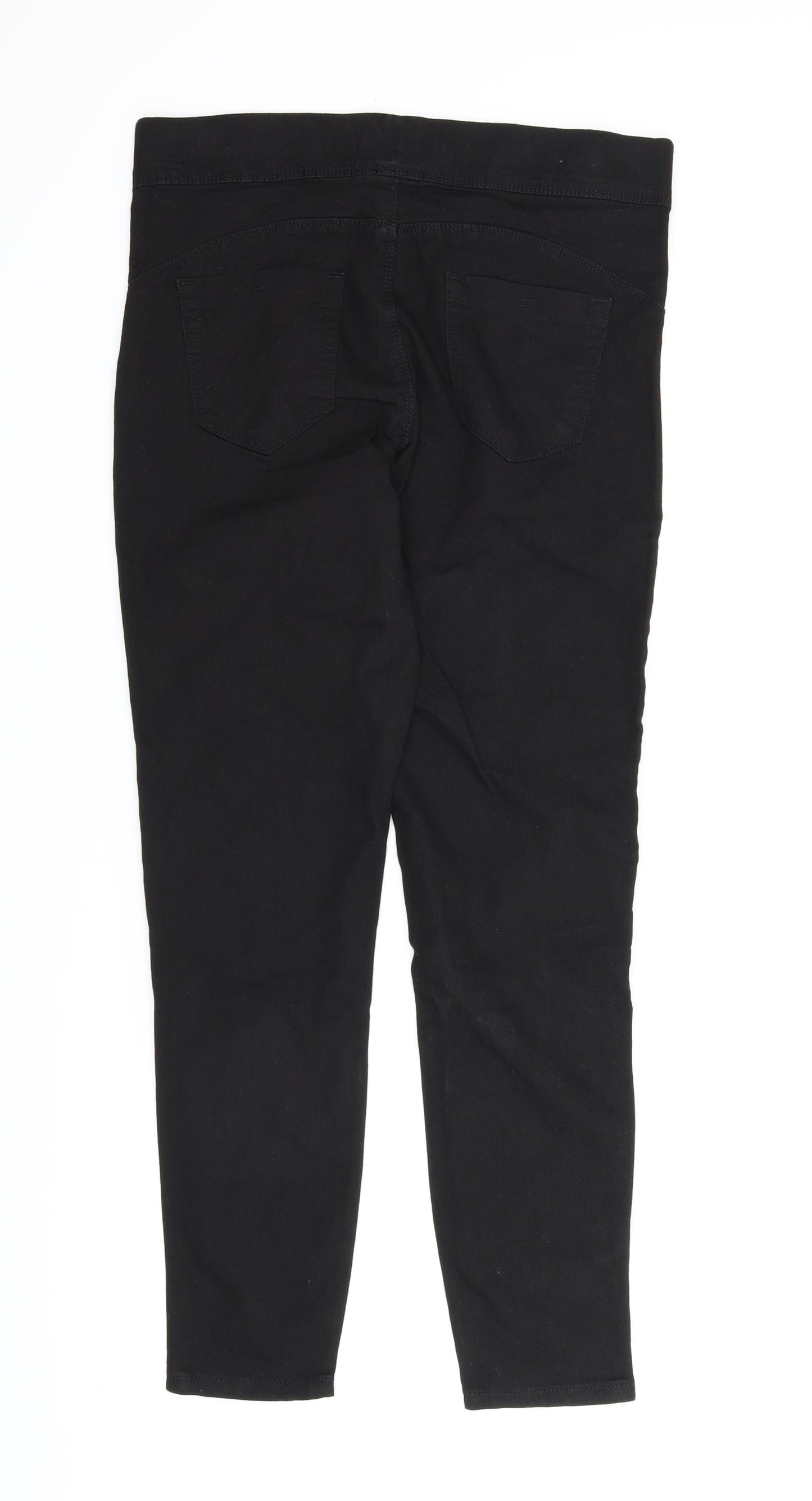 Denim Co Womens Black   Jegging Leggings Size 12 L26 in