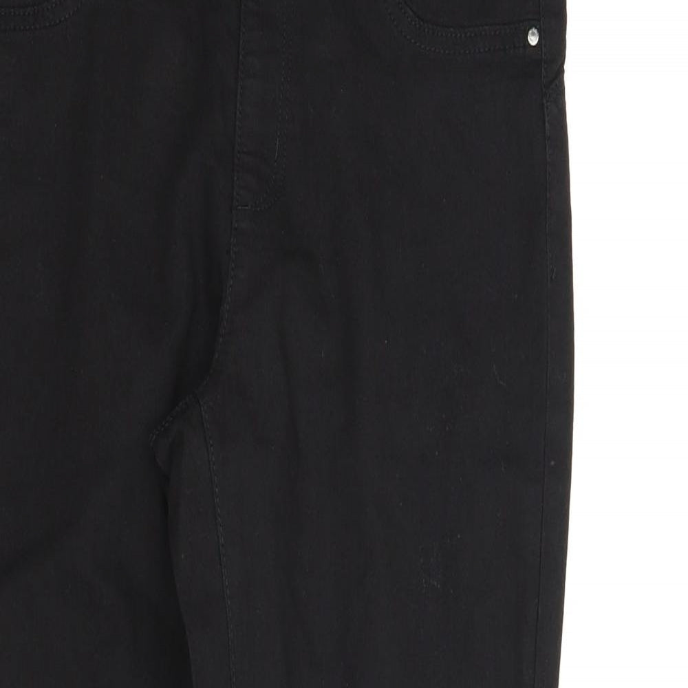 Denim Co Womens Black   Jegging Leggings Size 12 L26 in