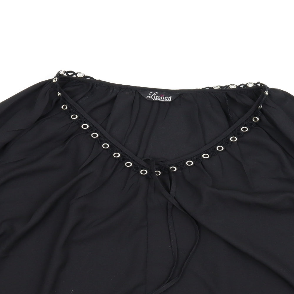 Yours Womens Black   Basic Blouse Size 20