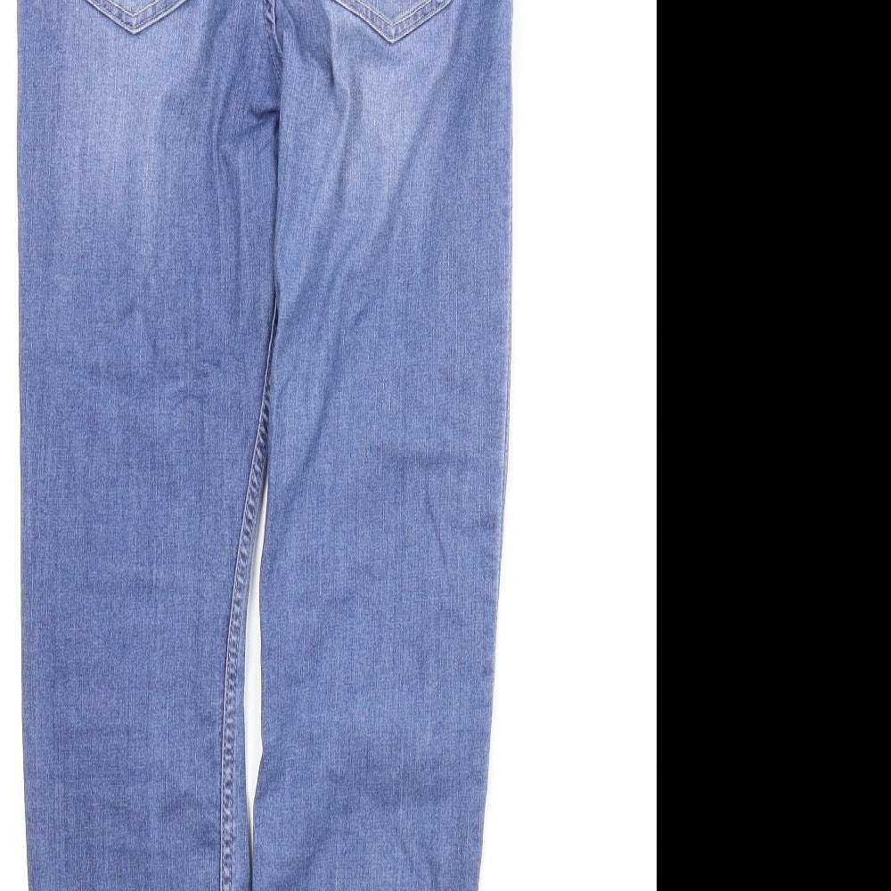 H&M Girls Blue  Denim Tapered Jeans Size 7 Years