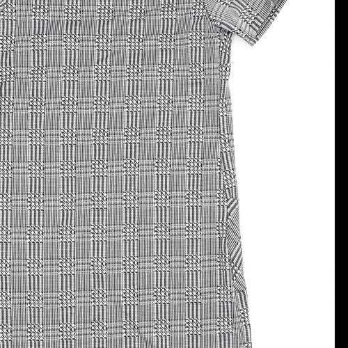 Cameo Rose Womens Grey Check  Shift  Size 10