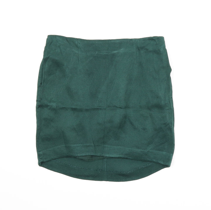 FOREVER 21 Womens Green Straight & Pencil Skirt Size S