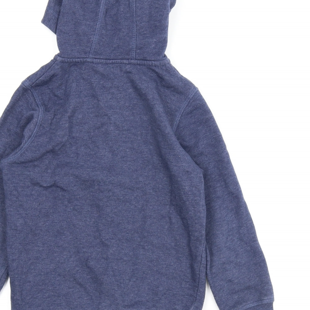 George Boys Blue   Full Zip Hoodie Size 5-6 Years