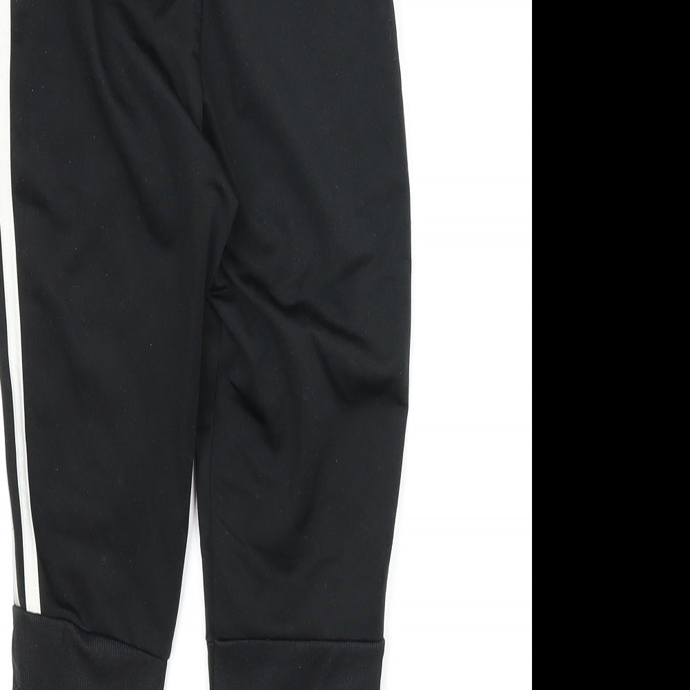 adidas Boys Black   Sweatpants Trousers Size 4-5 Years