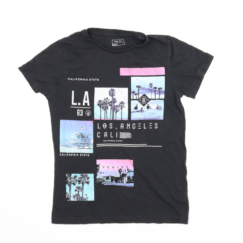NEXT Boys Black   Basic T-Shirt Size 9 Years