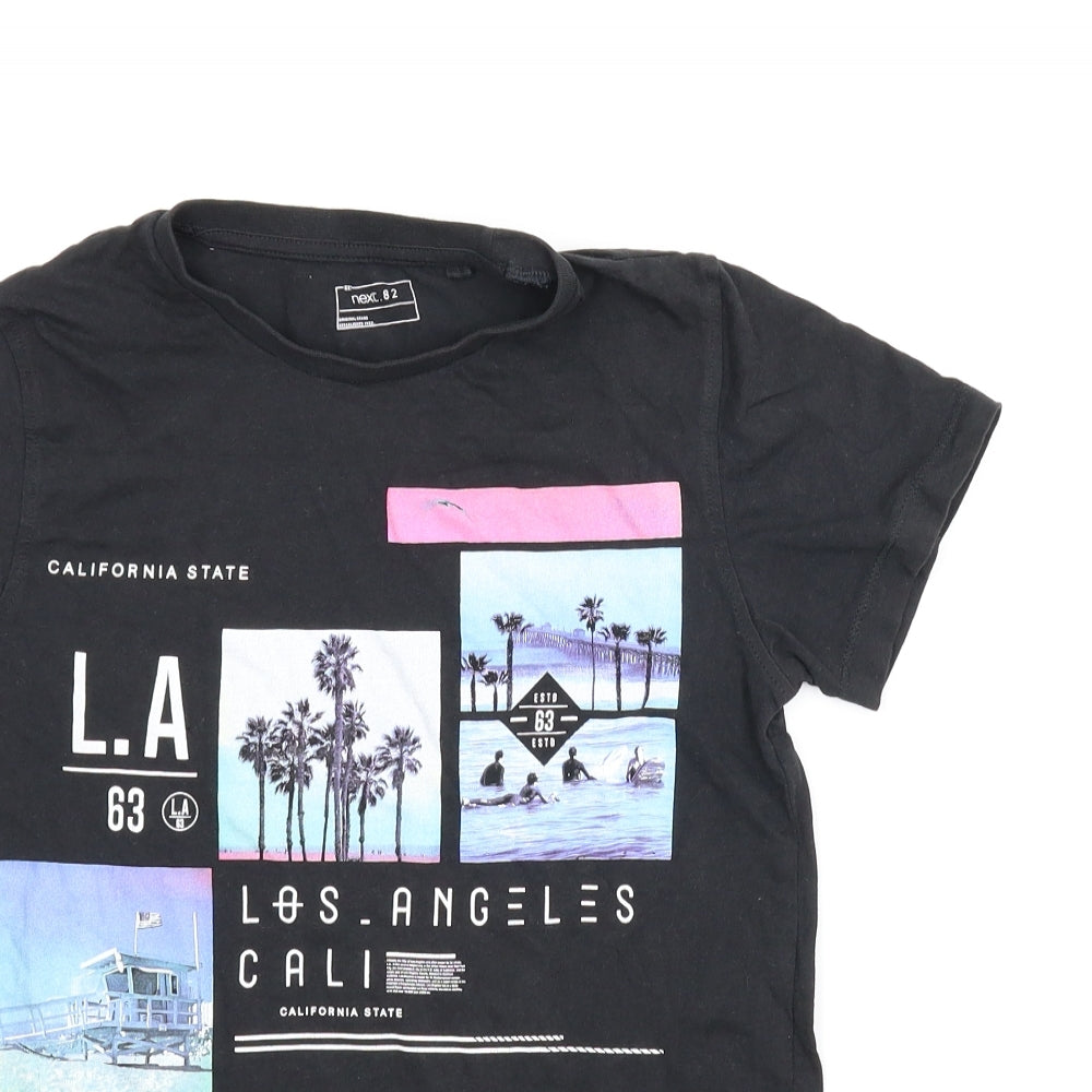NEXT Boys Black   Basic T-Shirt Size 9 Years