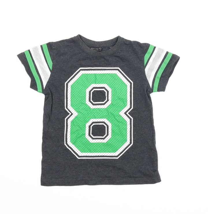 NEXT Boys Black Jersey T-Shirt Size 5 Years