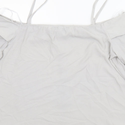 Select Womens Grey   Camisole Blouse Size 14