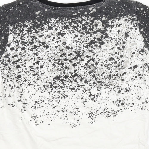 Primark Boys Grey   Basic T-Shirt Size 5-6 Years  - Flecked