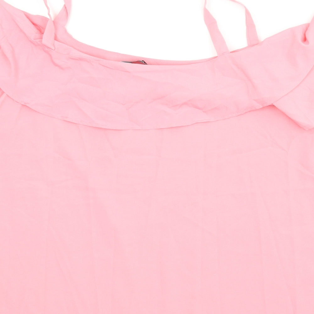 BeYou Womens Pink   Camisole Blouse Size 16