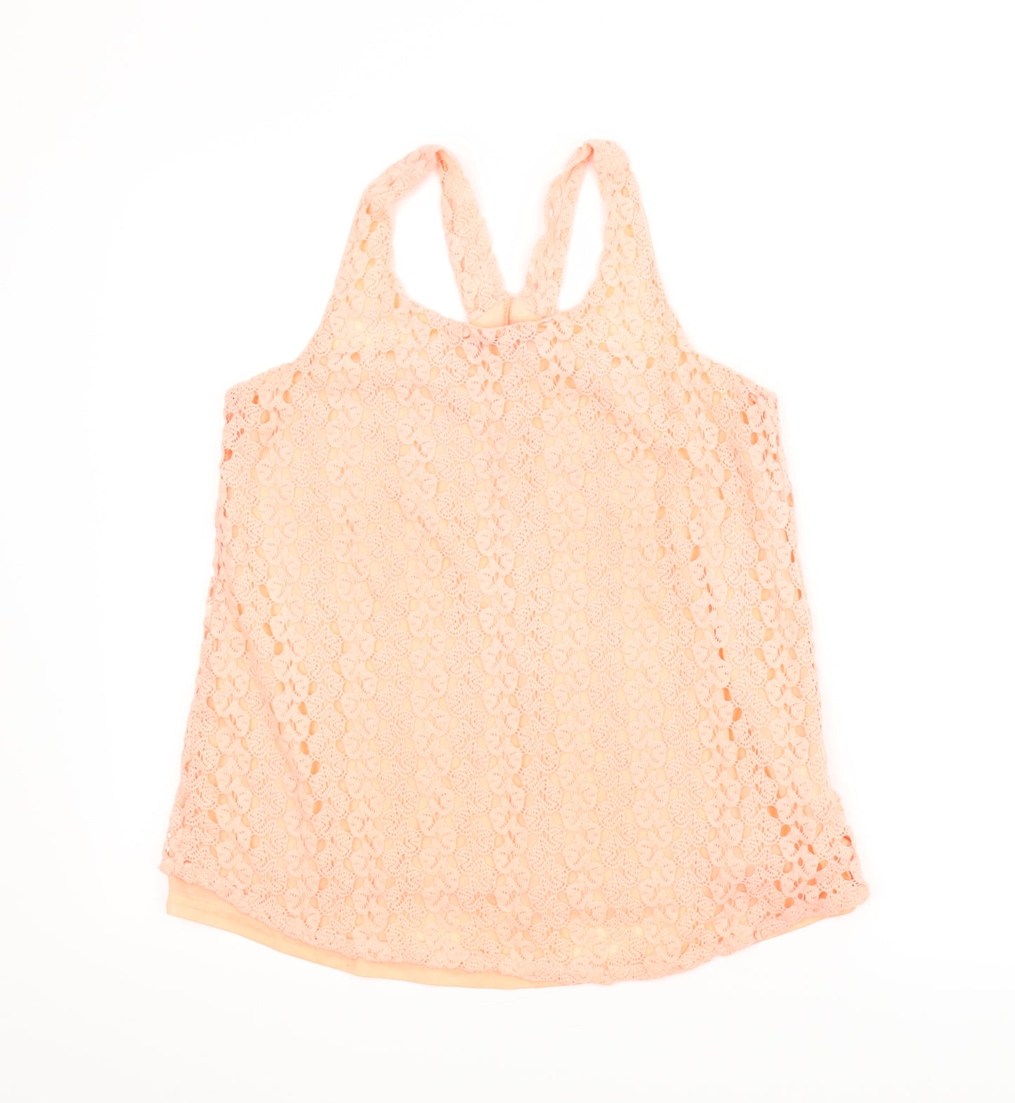 Quiz Womens Orange Floral  Basic Blouse Size S