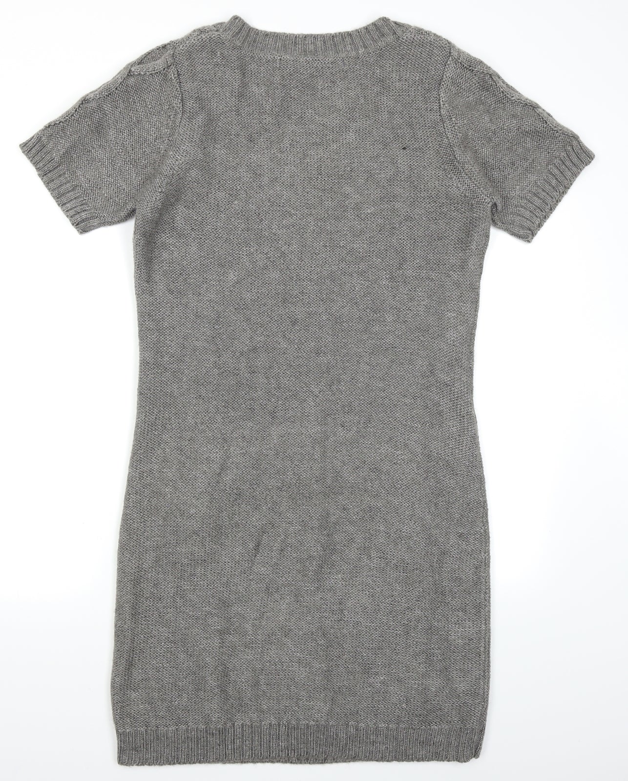 Jeffrey and Paula Womens Grey  Knit Jumper Dress  Size 12