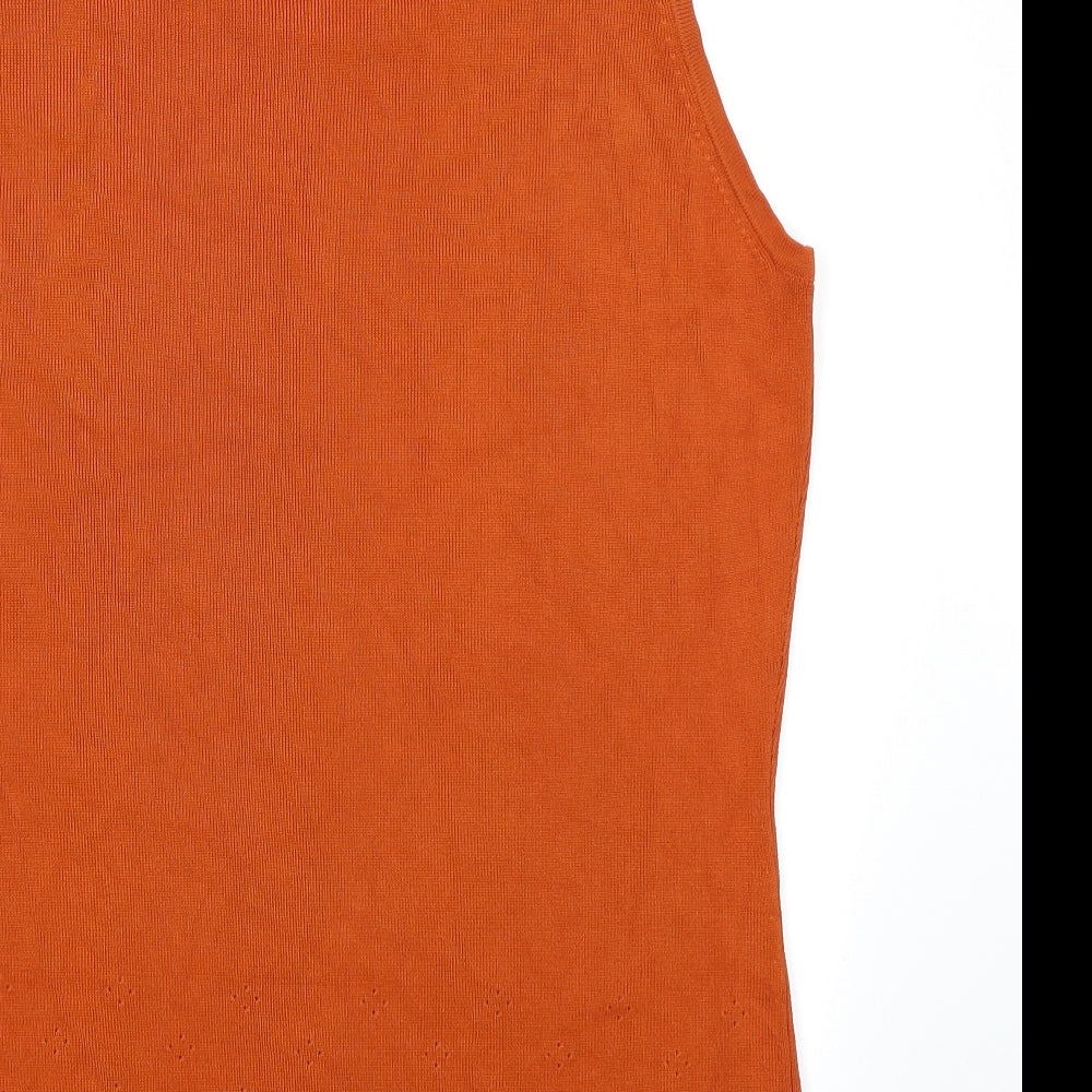 Mish Mash Womens Orange   Basic Tank Size 18