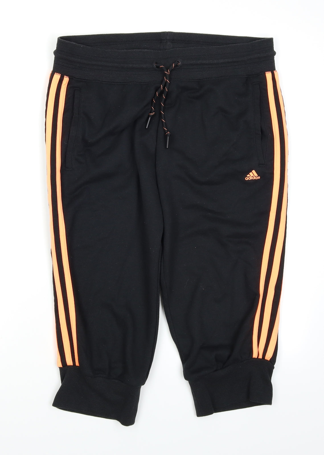 adidas Womens Black   Capri Trousers Size 12 L18 in
