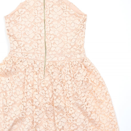 River Island Womens Pink   Skater Dress  Size 14