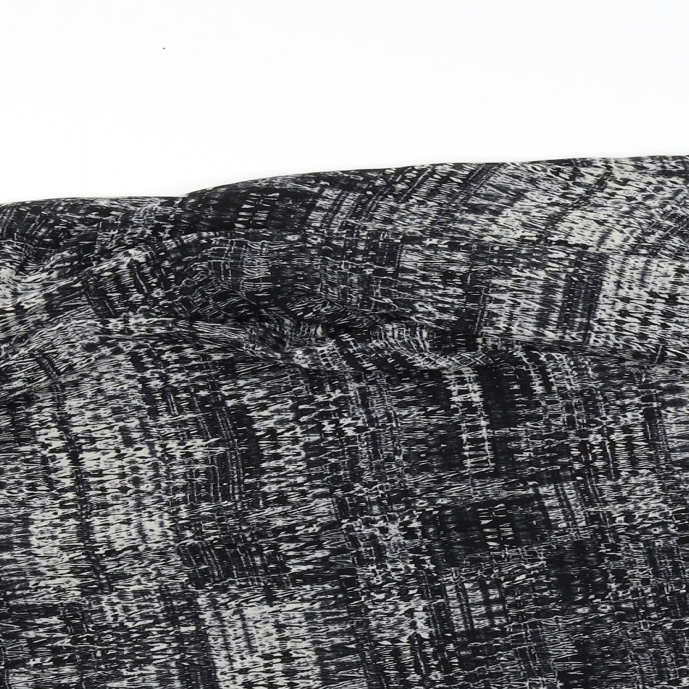 H&M Womens Black Geometric  Maxi  Size 14  - Multiway