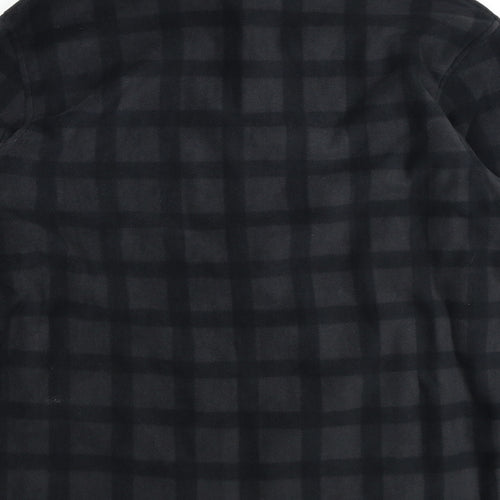 Regatta Mens Green Check Fleece Full Zip Sweatshirt Size L
