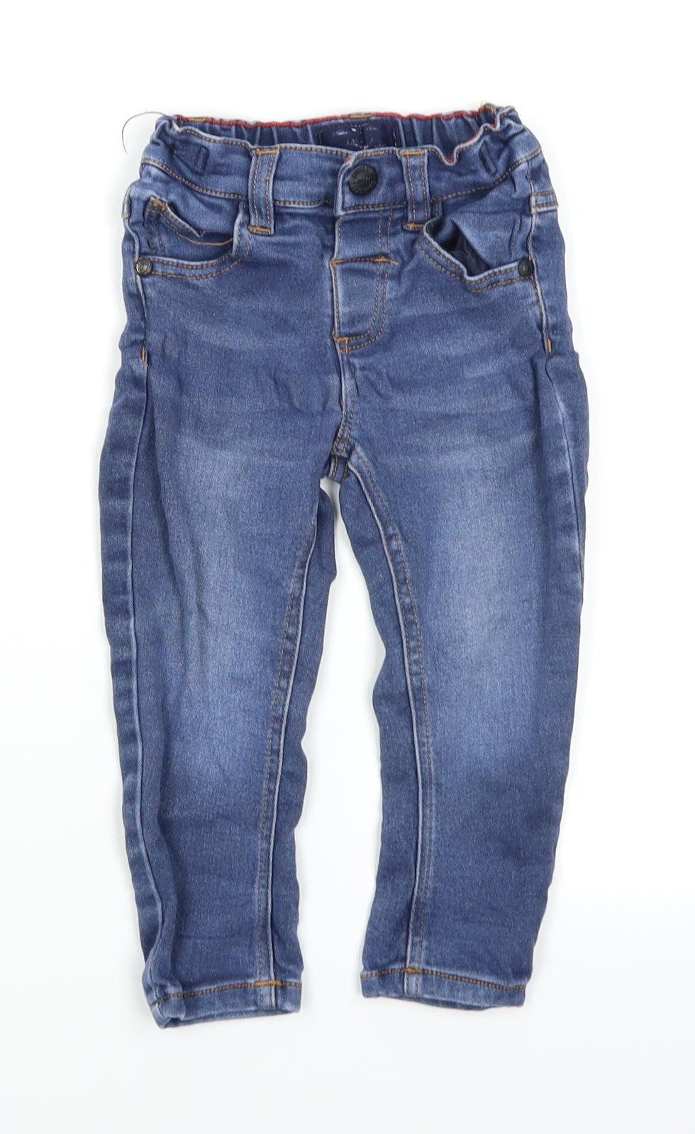 NEXT Boys Blue  Denim Cargo Jeans Size 12-18 Months