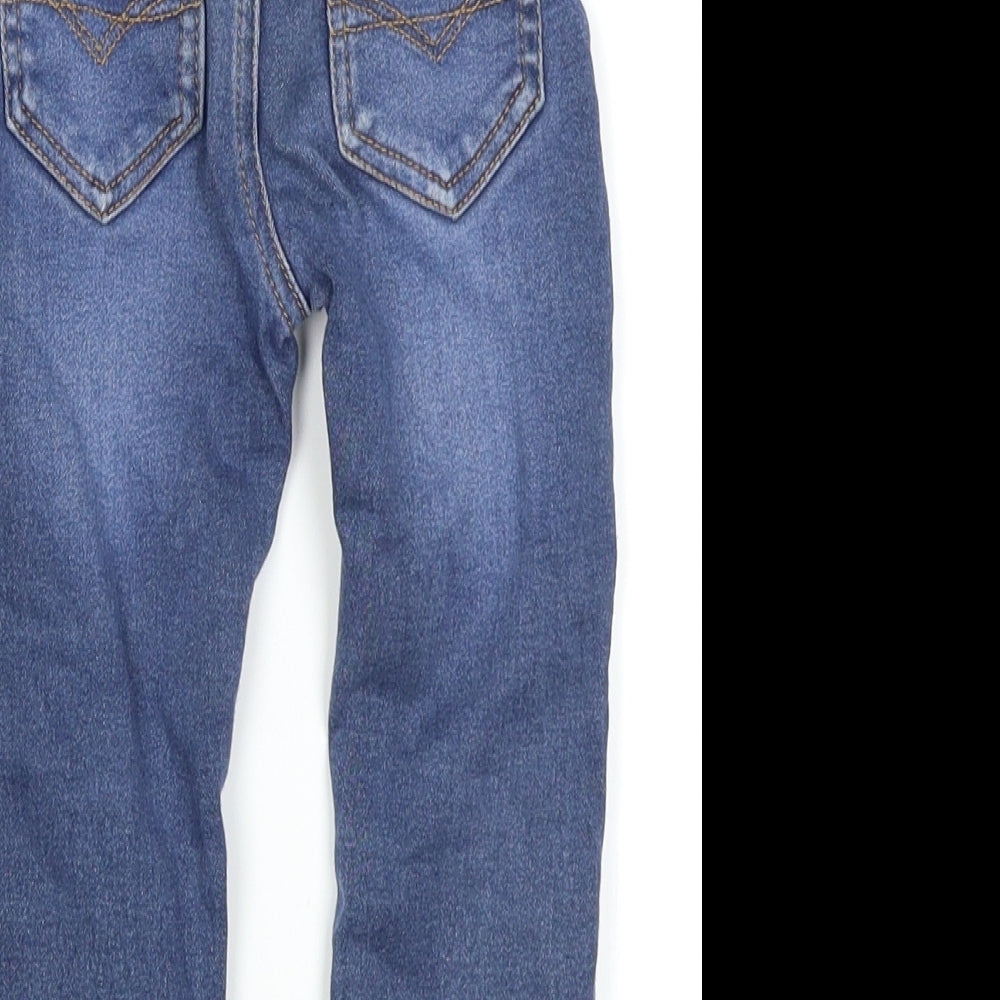 NEXT Boys Blue  Denim Cargo Jeans Size 12-18 Months
