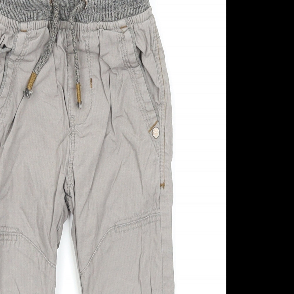NEXT Boys Grey   Cargo Trousers Size 9-12 Months