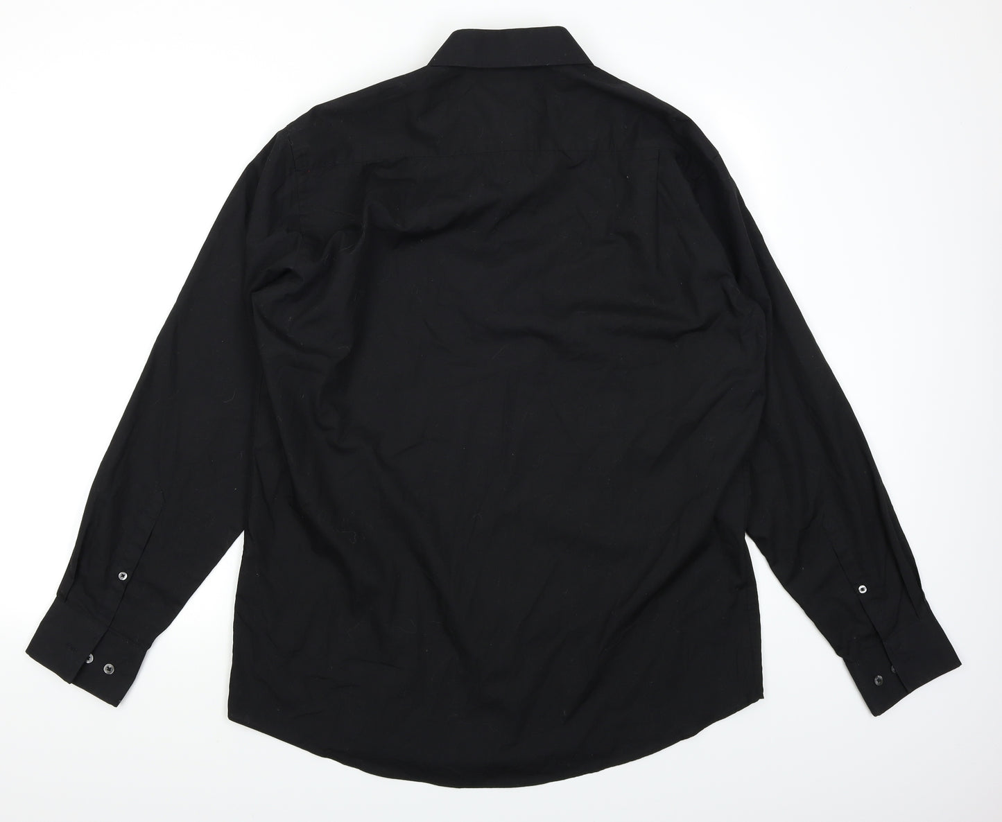 Taylor & Wright Mens Black    Dress Shirt Size 16