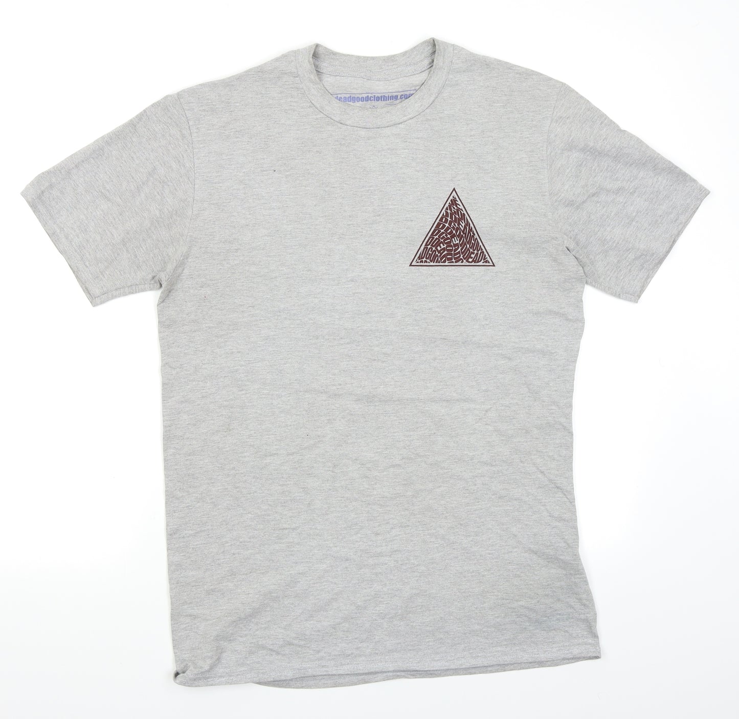 Dead Good Clothing Mens Grey    T-Shirt Size M